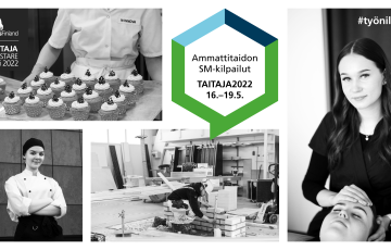 Taitaja-kisat järjestetään Porissa 16.-19.5. Neljän kuvan kombossa esitellään omien alojensa ammattilaisia.